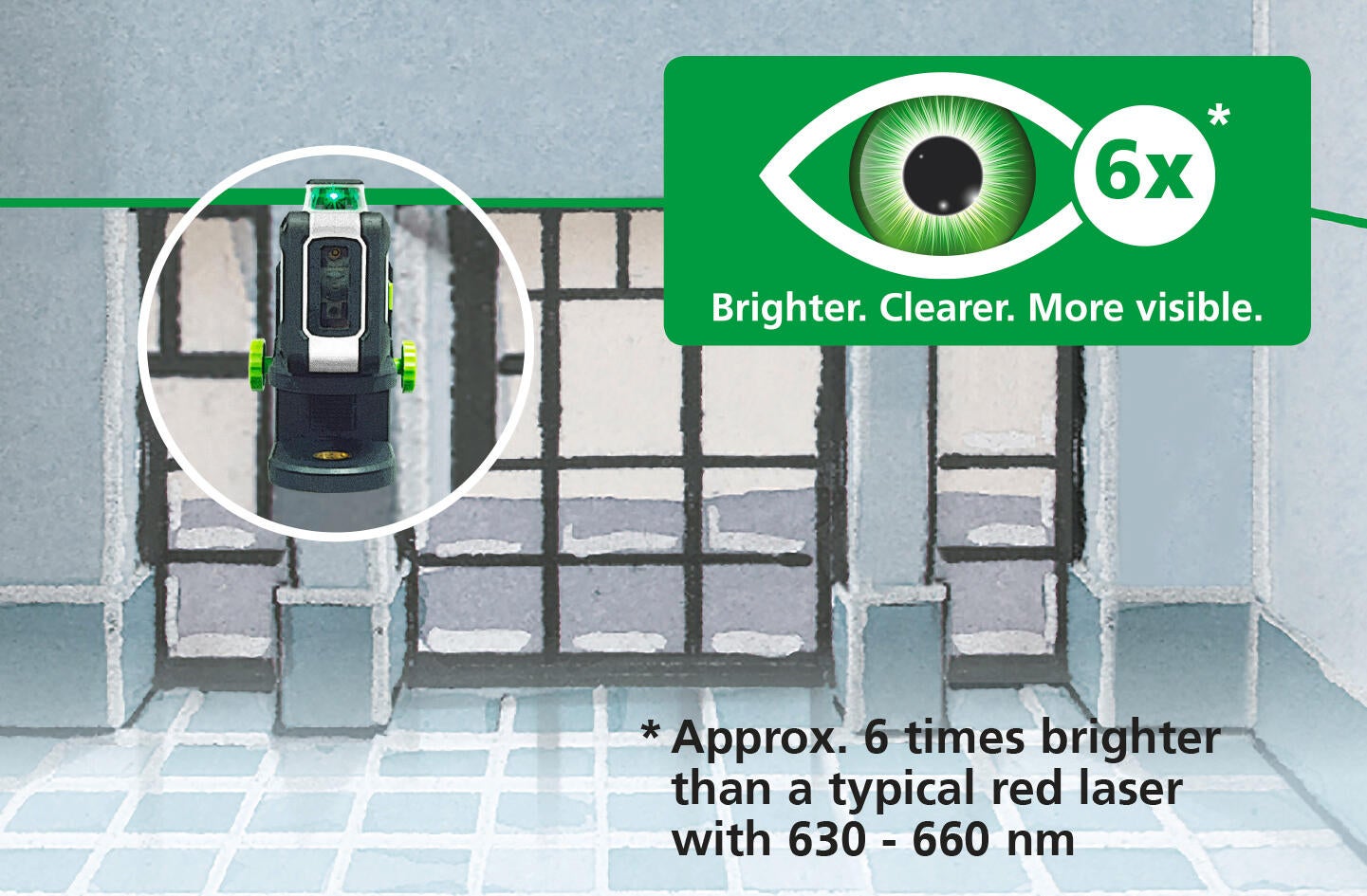 Nivel láser LASERLINER autoestabilizante para trípode de 0.4 mm a 10 m - 4