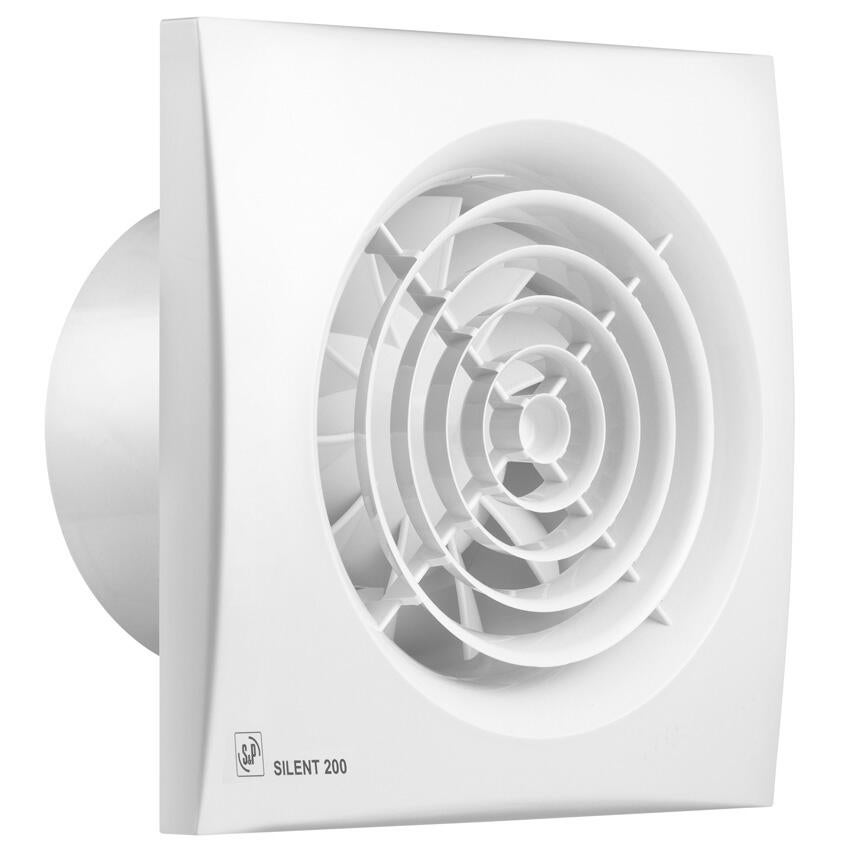 Aérateur intermittent à détection d'humidité S&P Silent 200 120 mm - 7