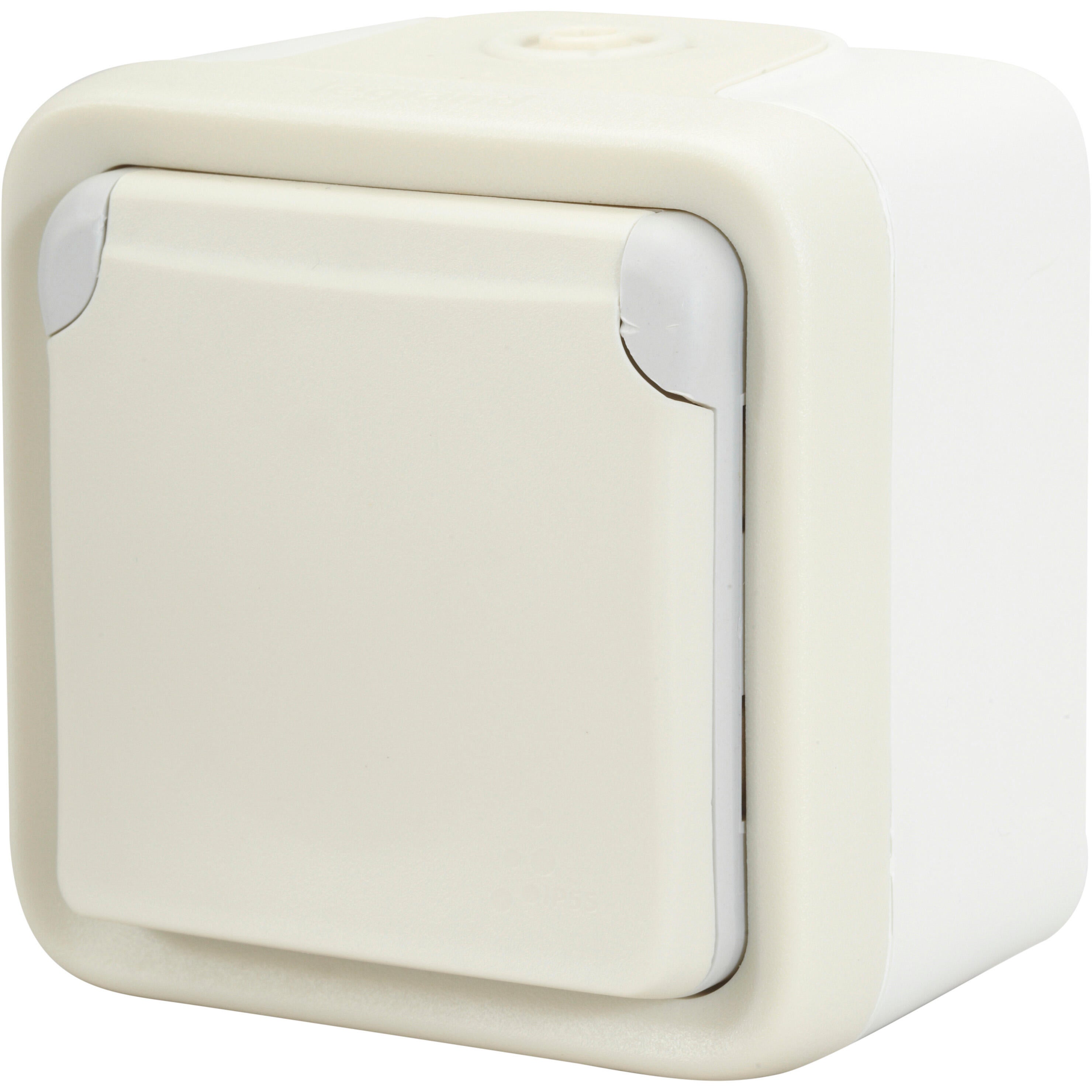 Prise avec terre étanche IP55 Plexo, LEGRAND, blanc - 2