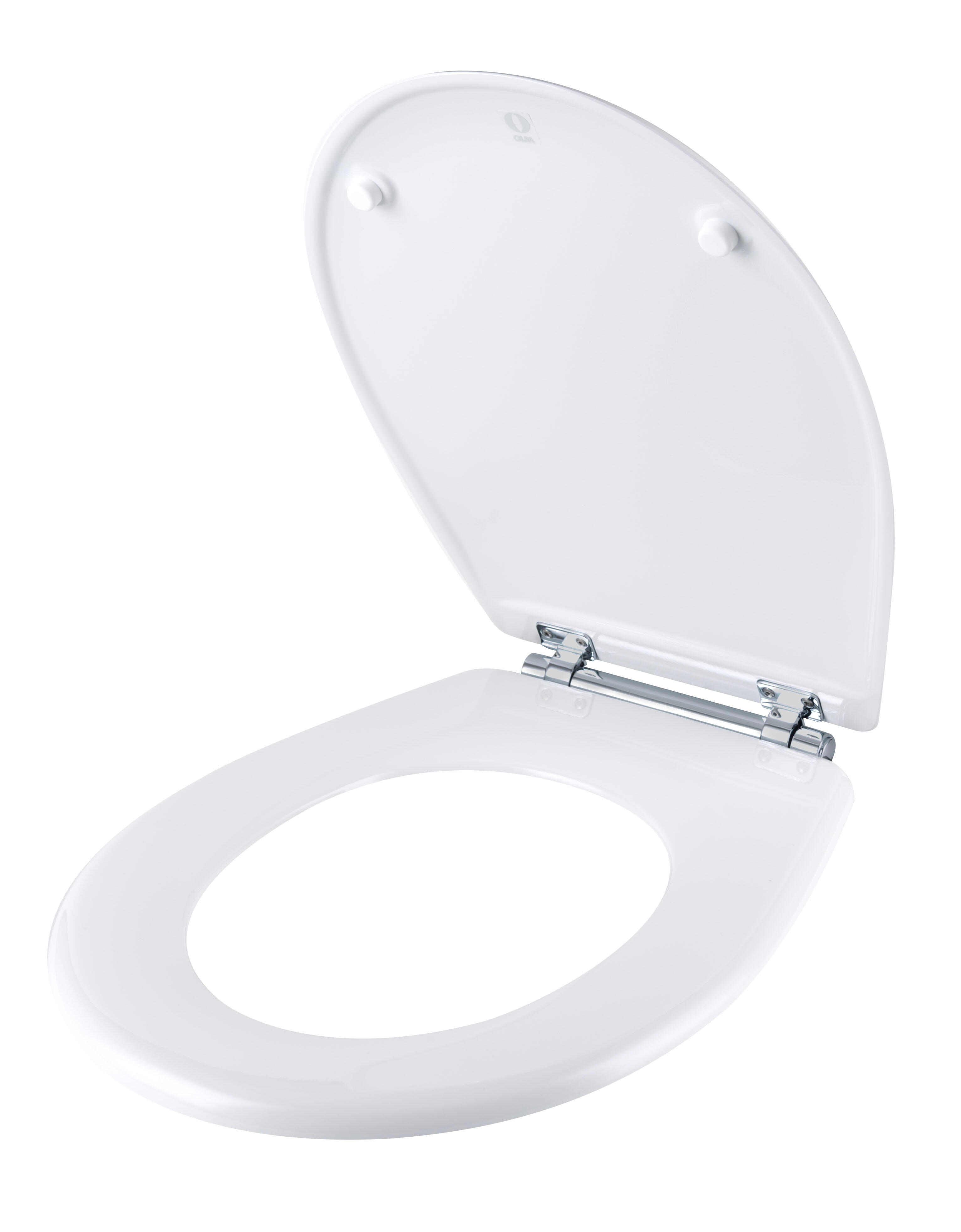 Abattant frein de chute déclipsable blanc bois réticulé®, OLFA Woodclip - 2