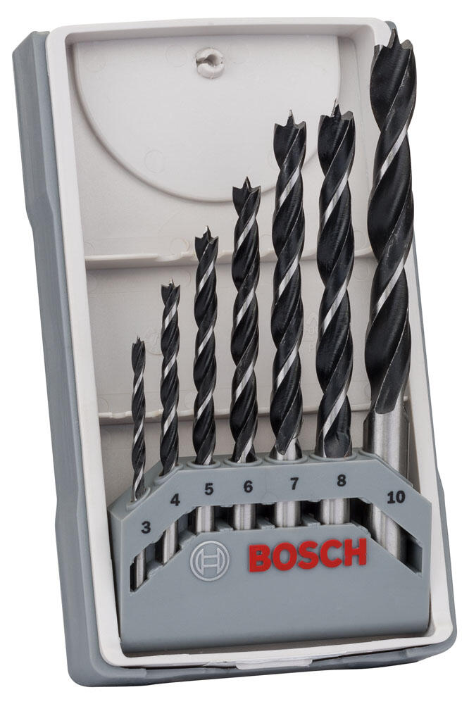 Lot de 7 forets hélicoïdaux pour bois, Diam.3 à 10 mm BOSCH PRO - 4