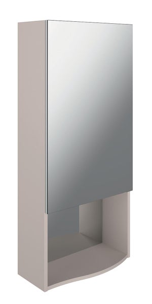 Meuble haut Charnières à gauche l.50 x H.110 x P.20 cm beige nude Egerie