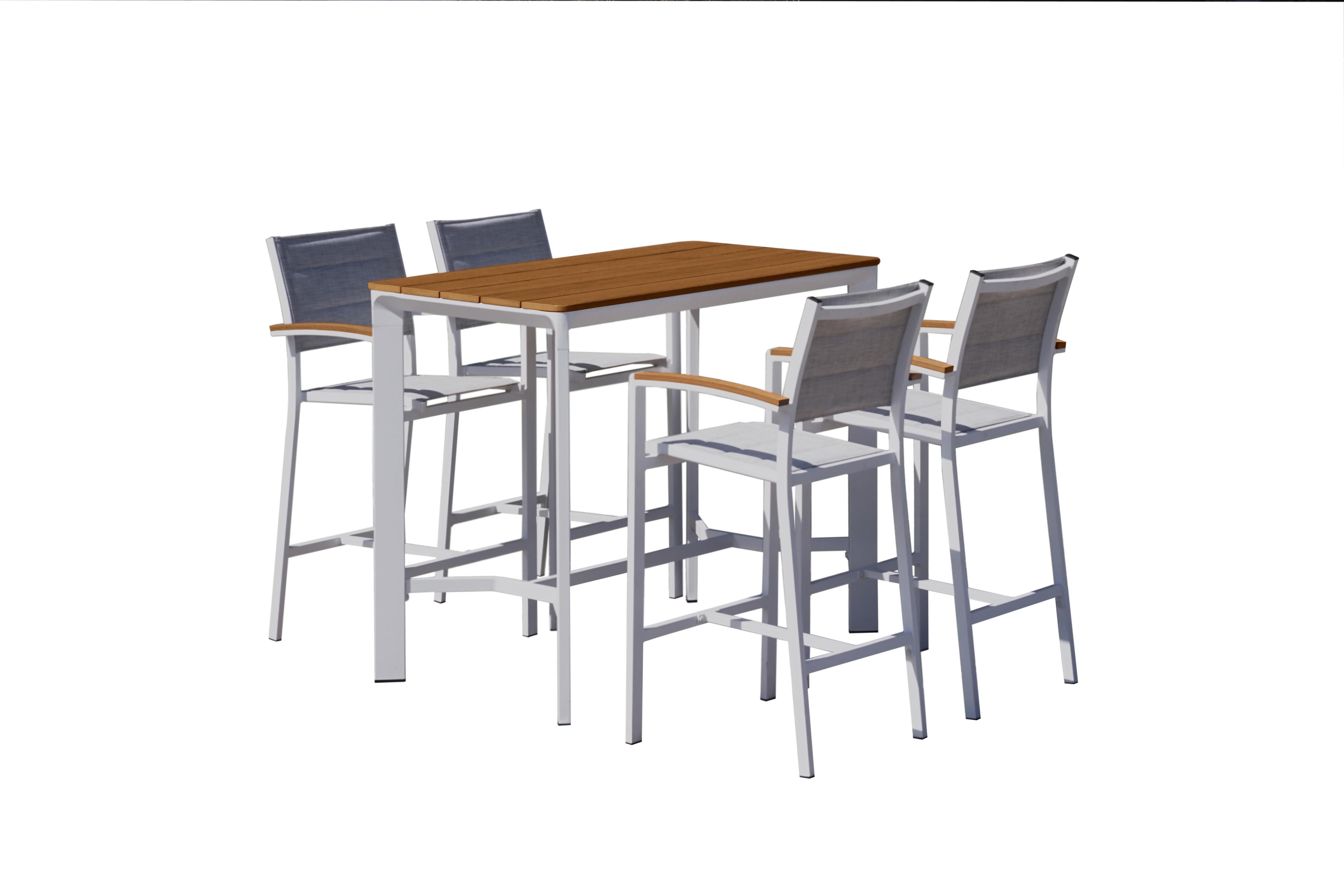 Table de jardin Bar rectangulaire 4 personnes | Leroy Merlin
