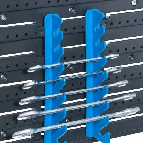 Kit mural de rangement en plastique ALLIT 455125, L.124 x P.15 x H.54 cm - 5