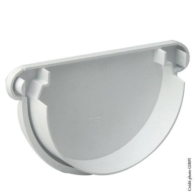 Fond unique pvc blanc GIRPI, Dév.25 cm