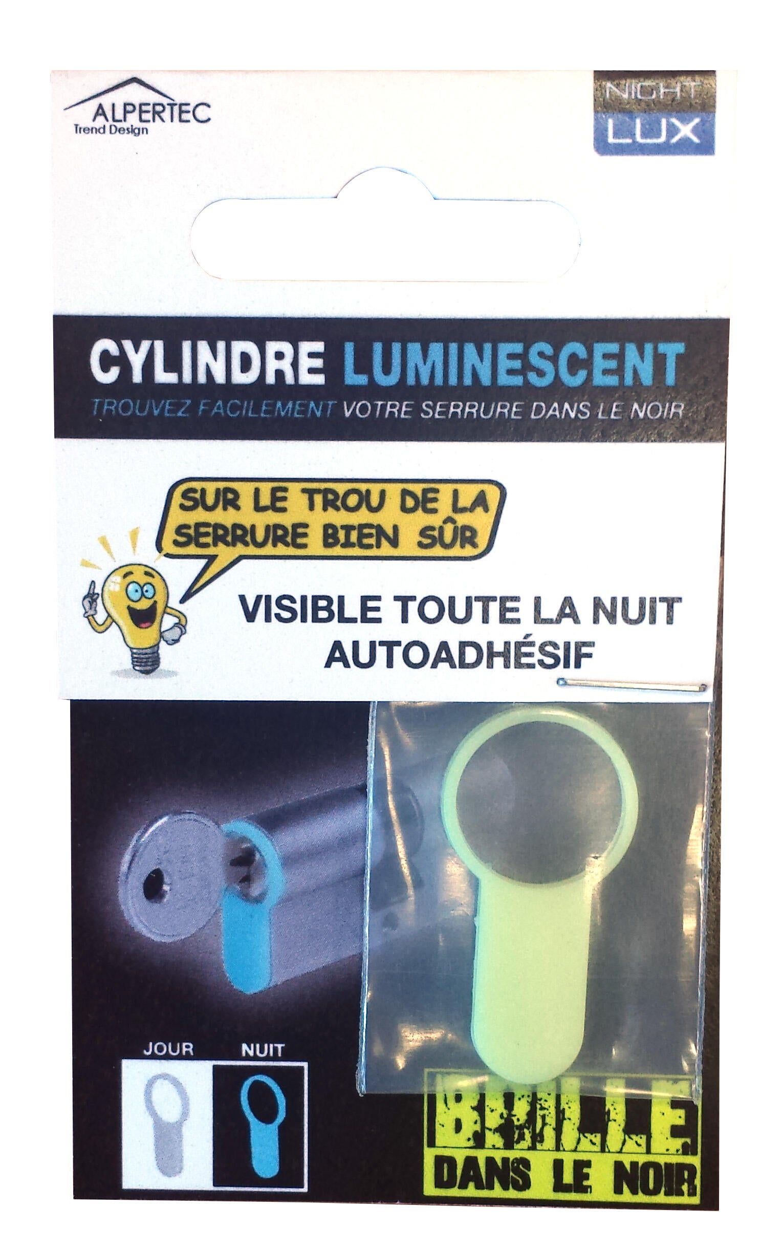 Cache-cylindre luminescent LIGHTLUX adhésif - 2