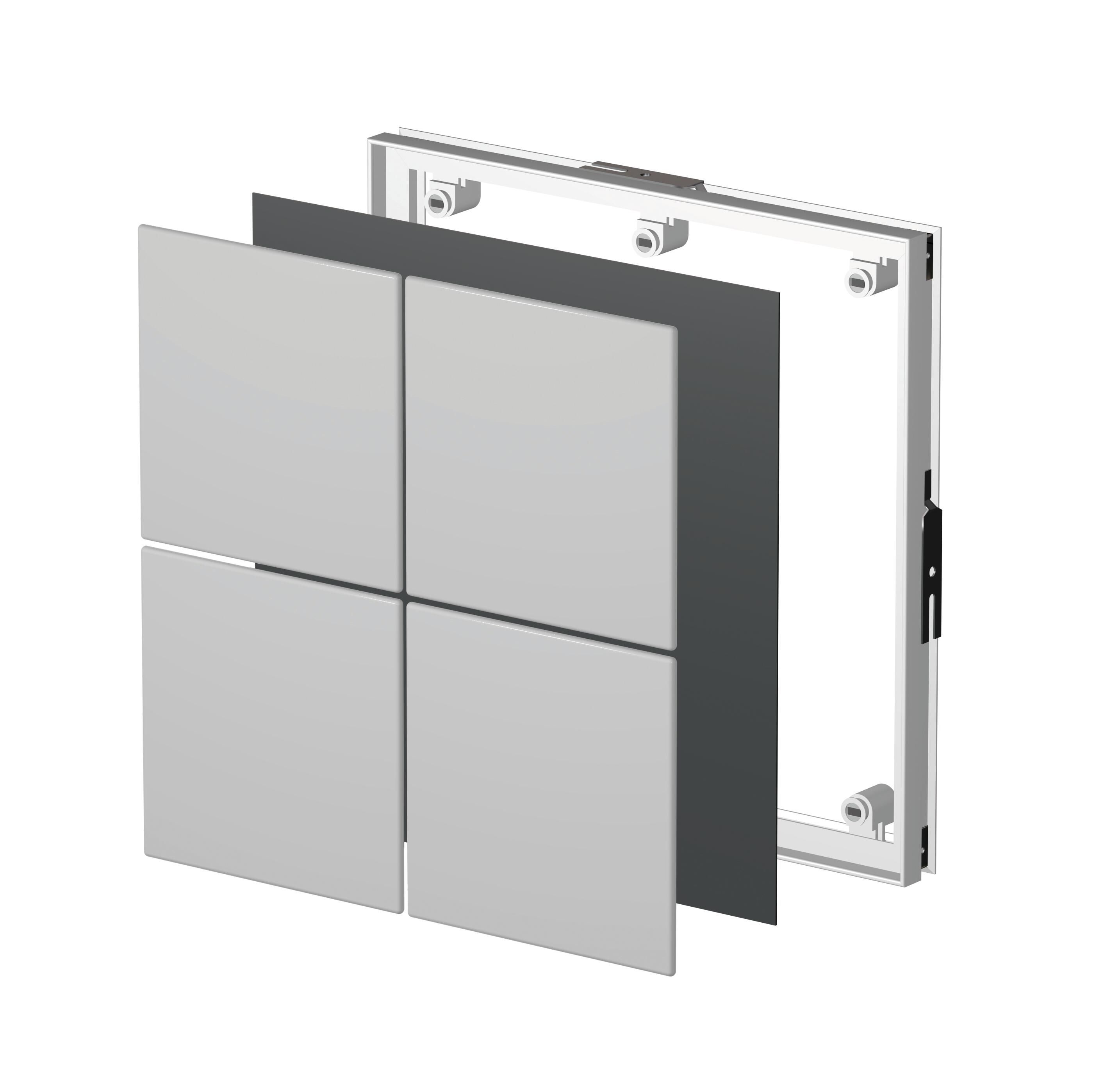 Trappe de visite à carreler SEMIN, 25.6 x 33.6 cm - 2