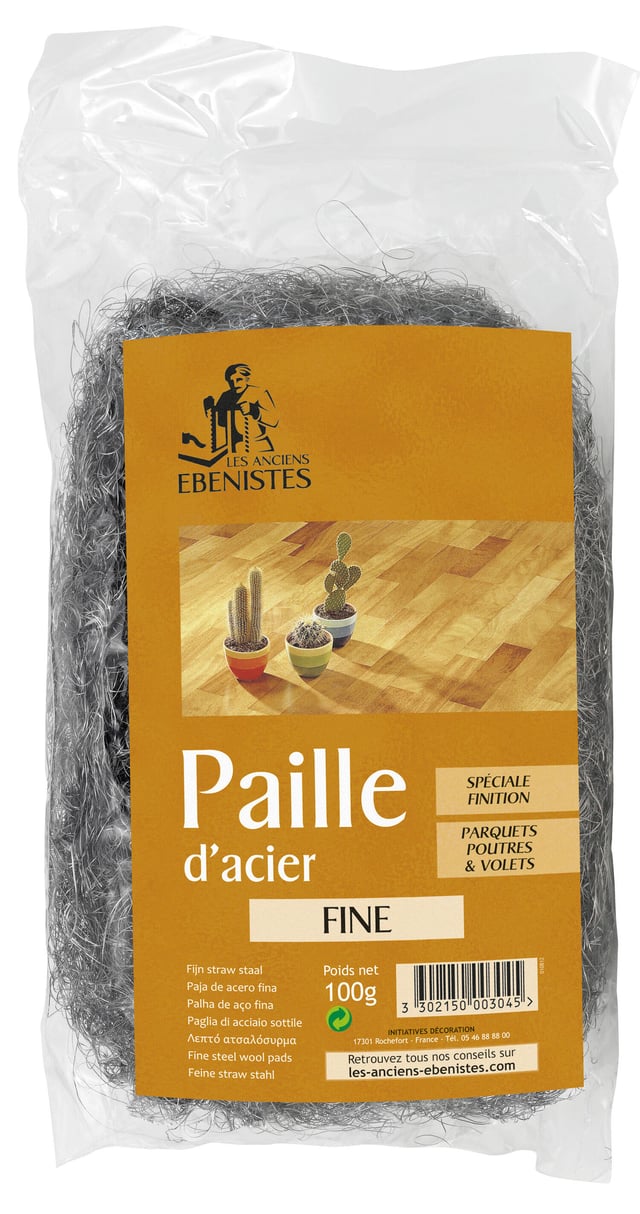 Paille d'acier fine LES ANCIENS EBENISTES