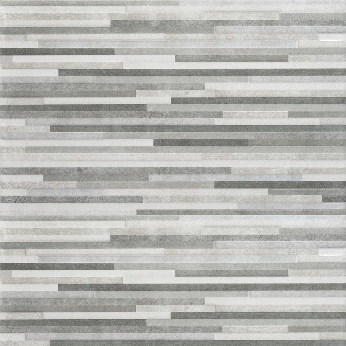 Piastrella da rivestimento interno in maiolica 25 x 40 cm smaltato grigio opaco Boston traffico medio forte (pei 3/5) Sp. 7.1 mm 1.7 mq - 7
