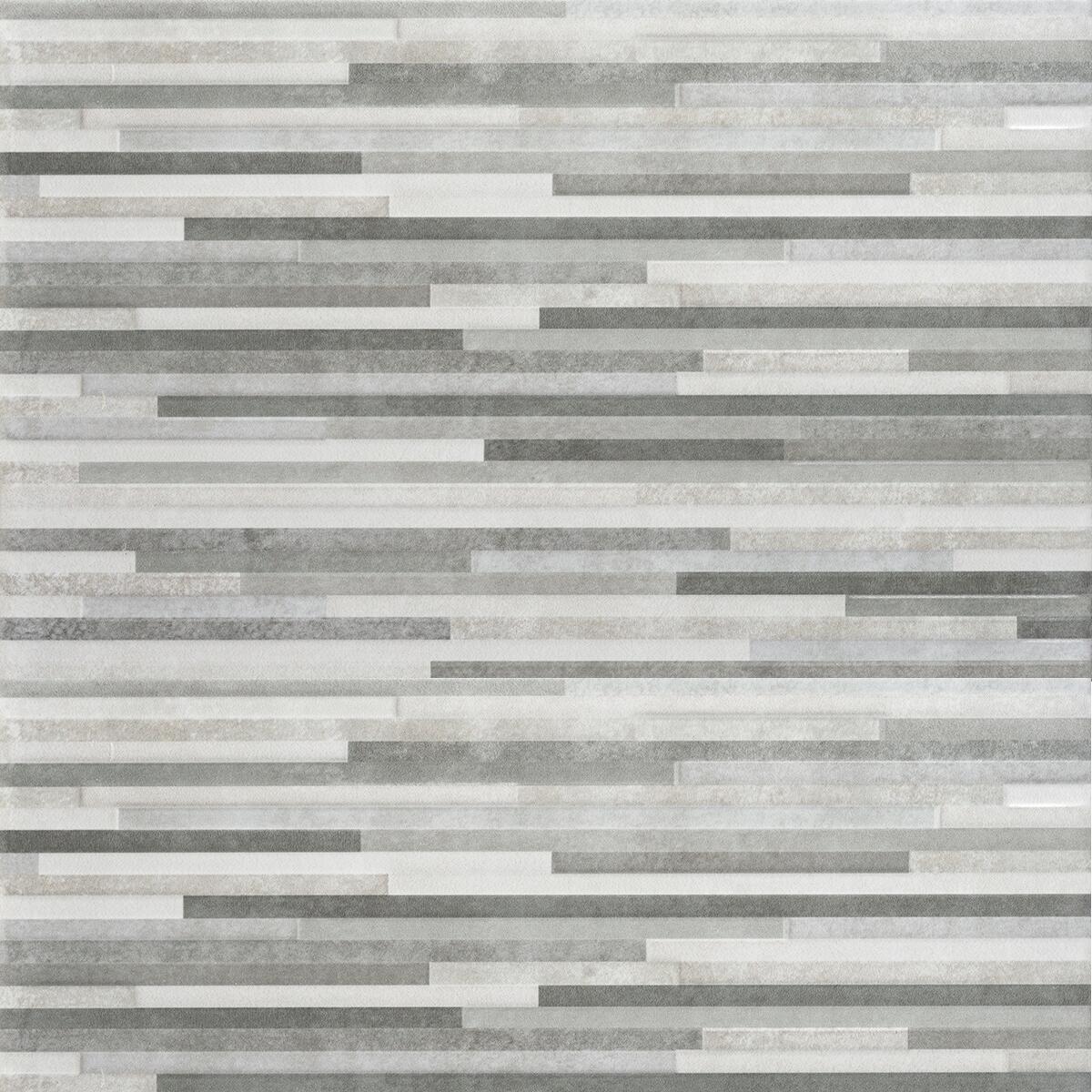 Piastrella da rivestimento interno in maiolica 25 x 40 cm smaltato grigio opaco Boston traffico medio forte (pei 3/5) Sp. 7.1 mm 1.7 mq - 6