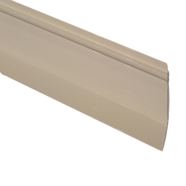 Faîtière universelle pour plaque ep. 16/32 mm blanc, L.4 m