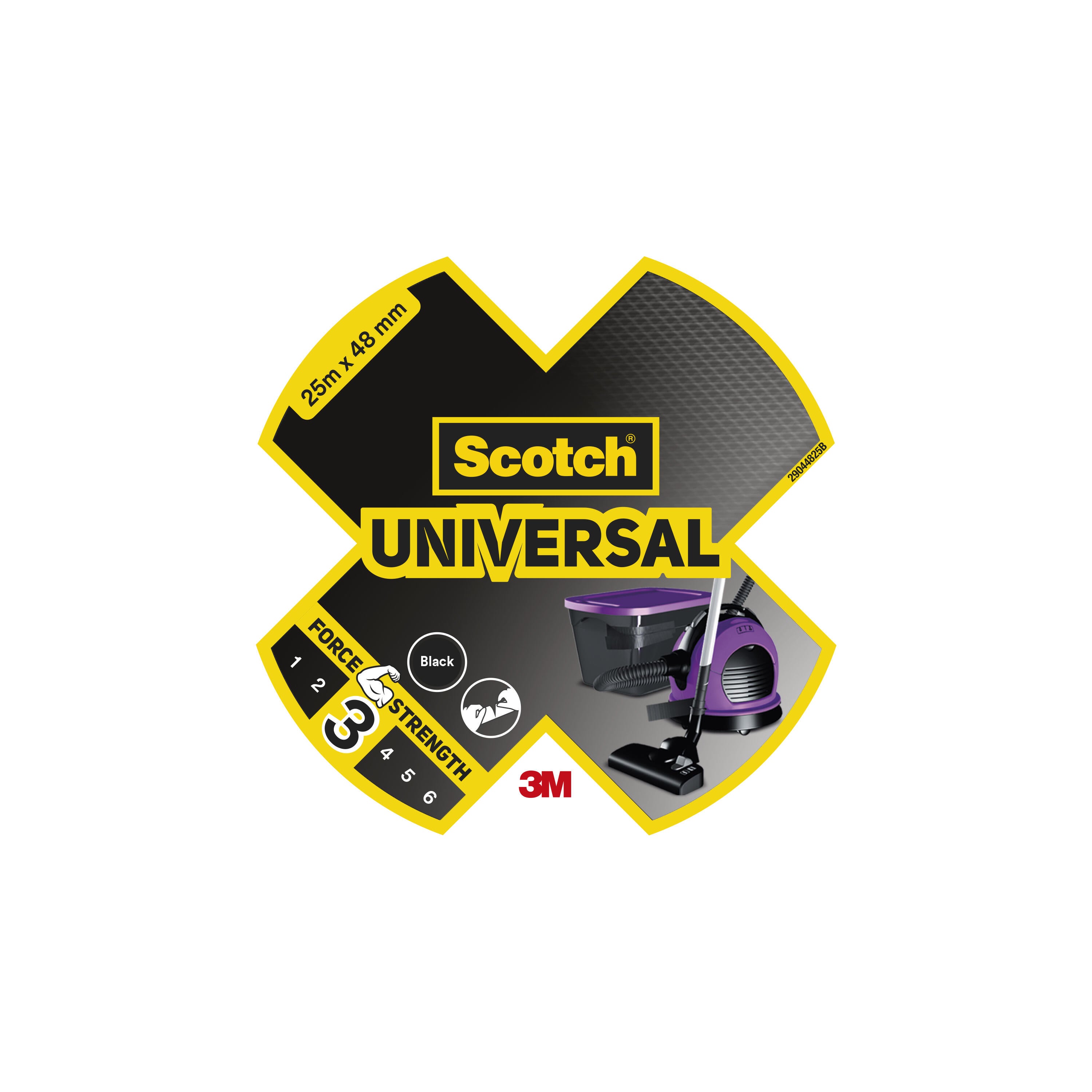 Adhésif de réparation Universal SCOTCH L.25 m x l.48 mm noir - 2