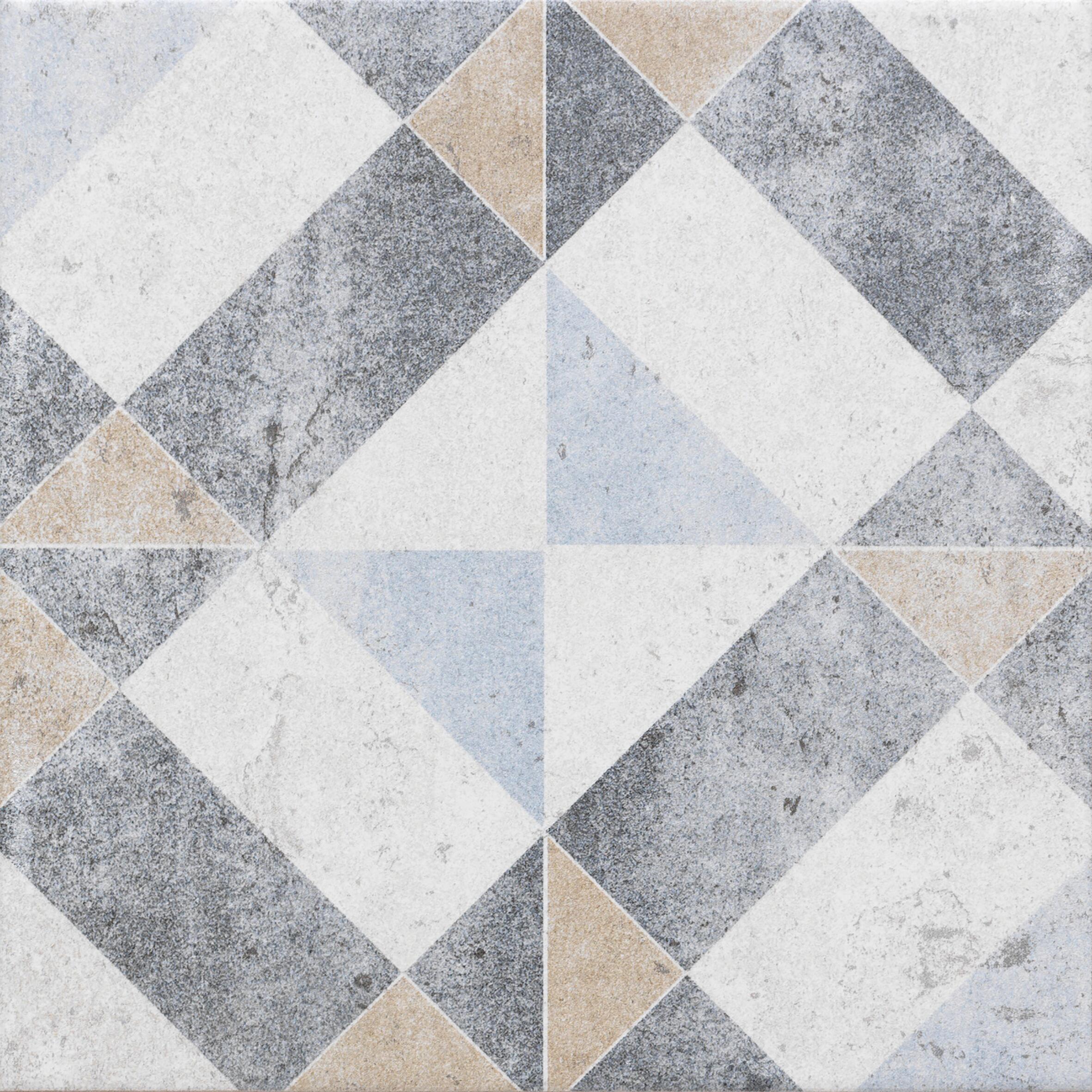 Piastrella da pavimento e rivestimento esterno in gres porcellanato 20 x 20 cm smaltato multicolore opaco Villa R10 traffico intenso (pei 4/5) Sp. 8.2 mm 1.42 mq - 31