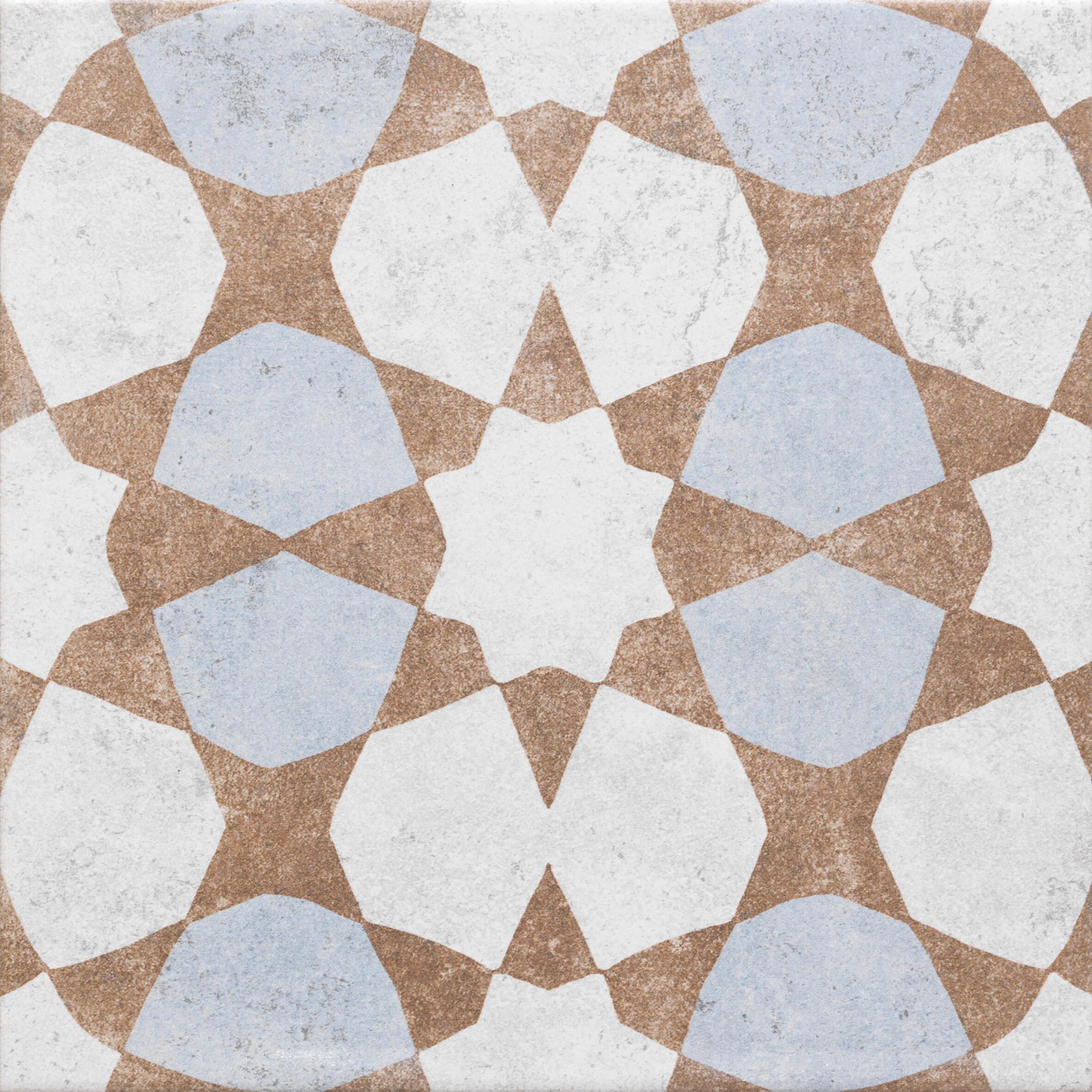 Piastrella da pavimento e rivestimento esterno in gres porcellanato 20 x 20 cm smaltato multicolore opaco Villa R10 traffico intenso (pei 4/5) Sp. 8.2 mm 1.42 mq - 24