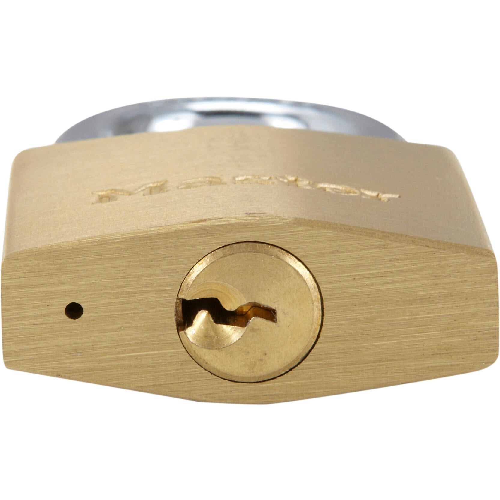 Master Lock 2840EURD Cadenas à Clé Extra Fin en Laiton, Doré, 6,2 x 4 x 1,6 cm - 2