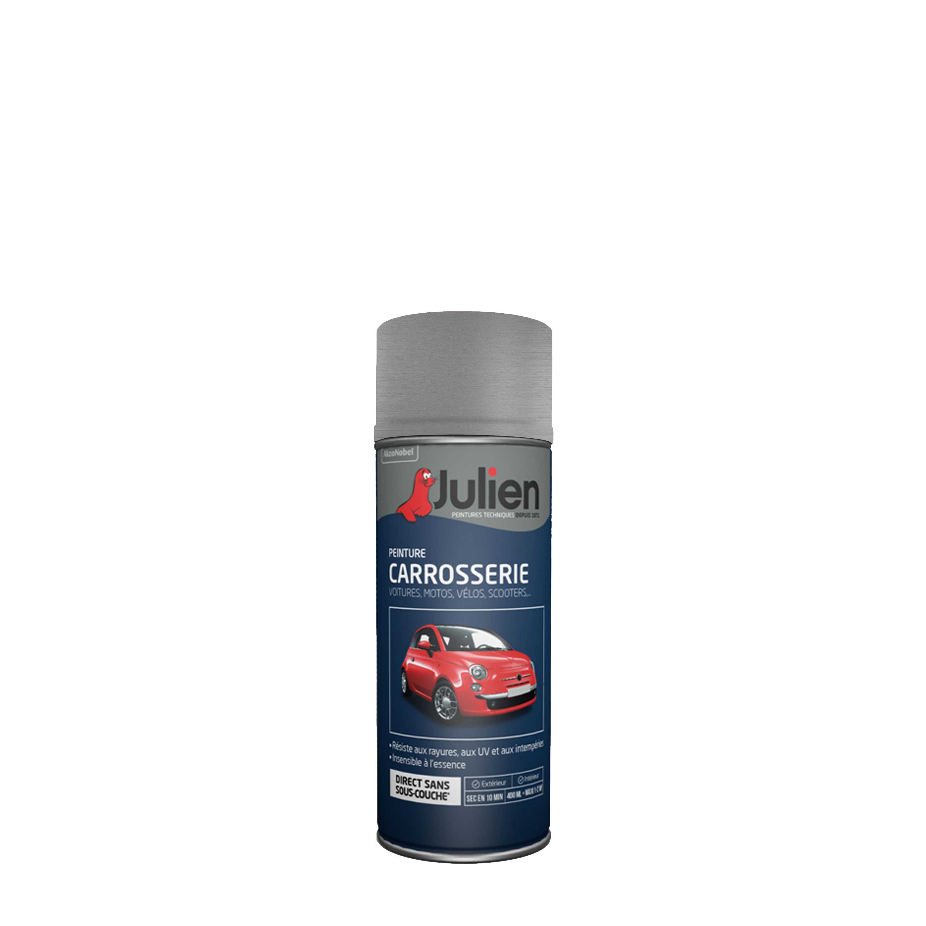 Bombe de peinture Carrosserie JULIEN gris platine - 3