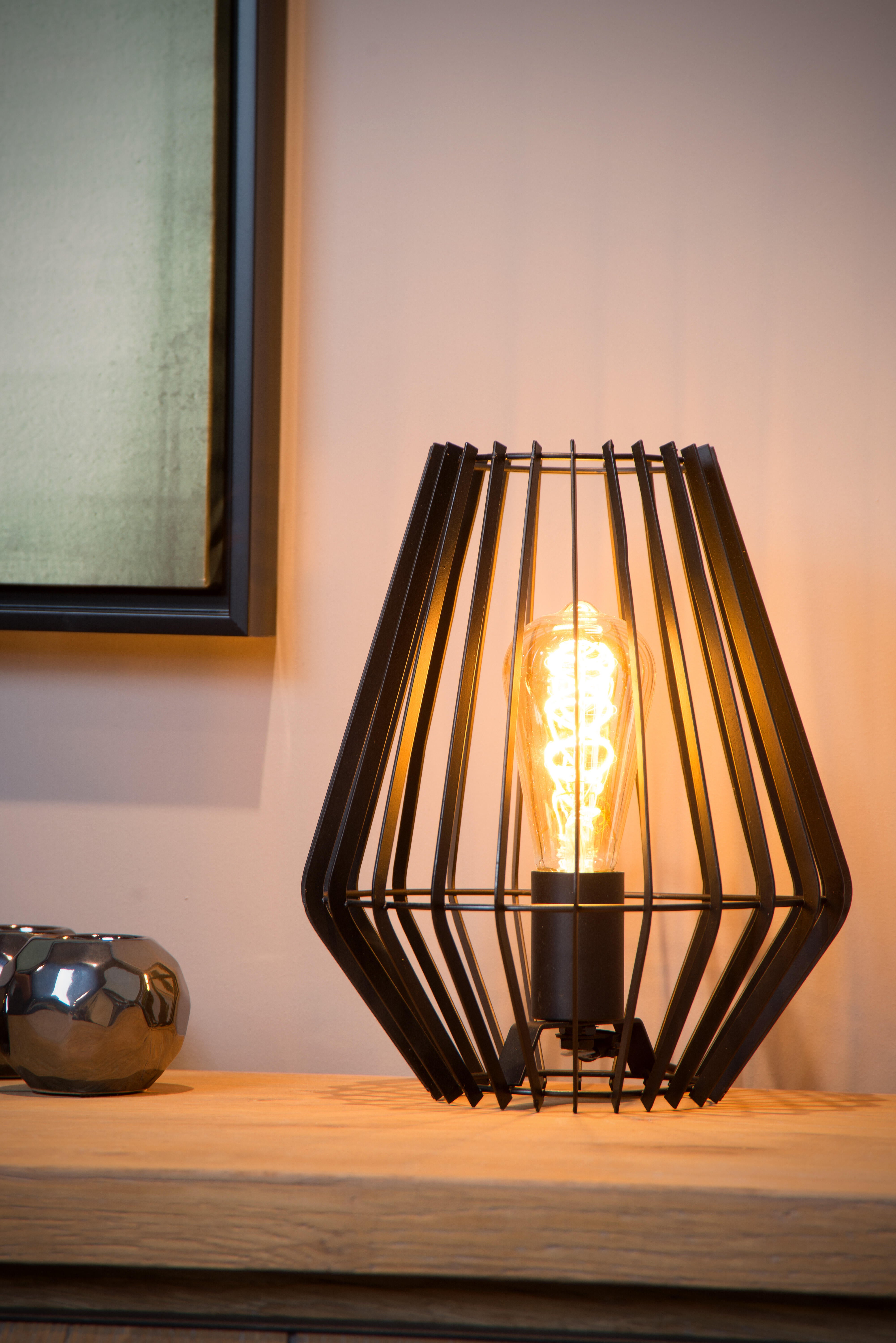 Lampe Reda, acier, H.26 cm, E27 - 2