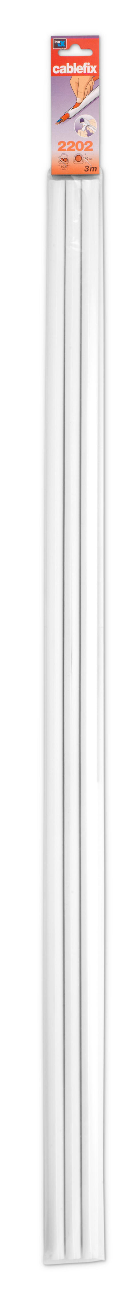 Cache-câble blanc pour moulure, H.1.4 x P.100 cm - 4