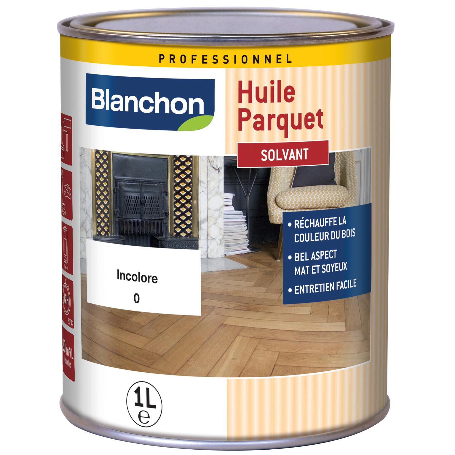 Huile parquet Base solvant BLANCHON incolore mat 5 l Leroy Merlin — free download