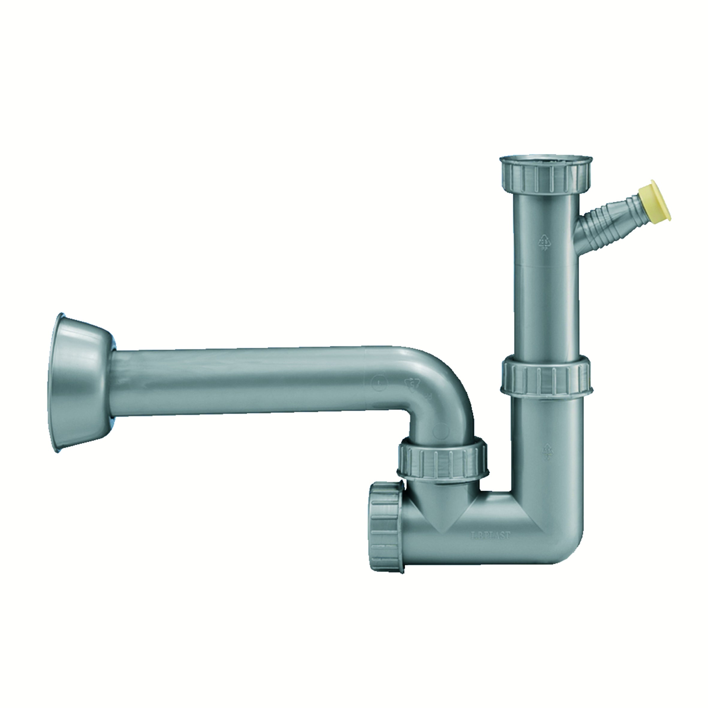 Kit piletta e sifone per lavabo con tappo DELINIA - 2