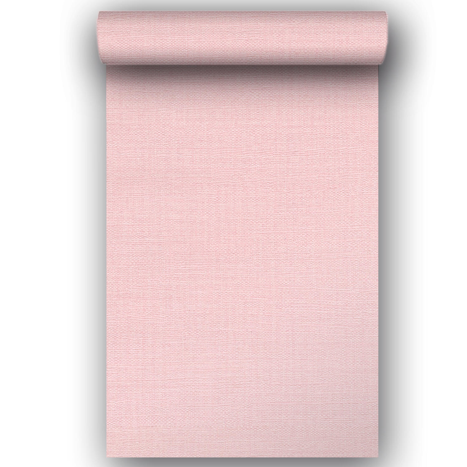 Papier peint vinyle Textile nacré rose blush - 7