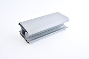 Poteau PVC Clea gris, l.6 x P.9 x H.230 cm