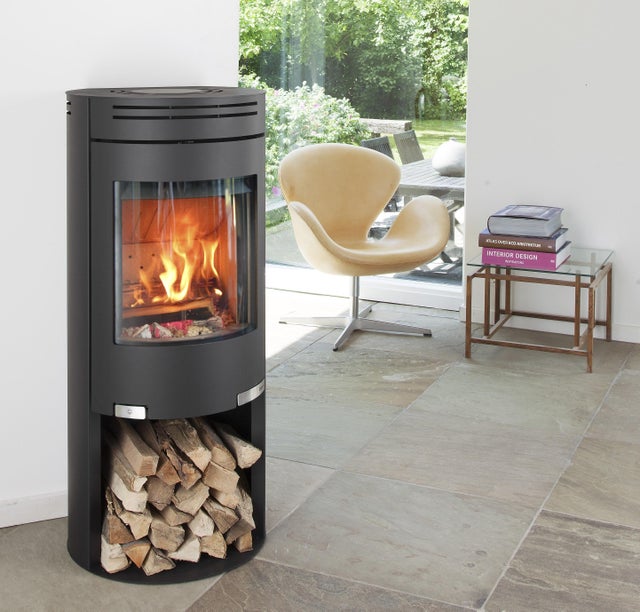 Estufa de leña de convección ADURO eco 6kw hasta 140m²