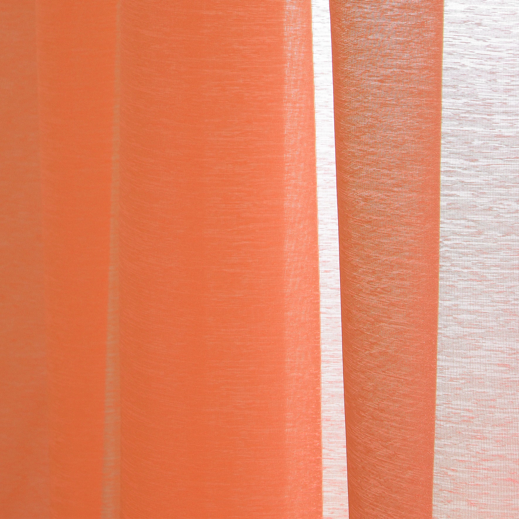 Voilage tamisant, Dolly, orange H.240 x l.140 cm - 3