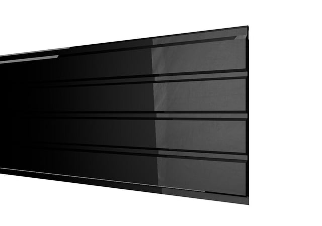 Sous face de toiture Sf2503a anthracite pvc L.3 m