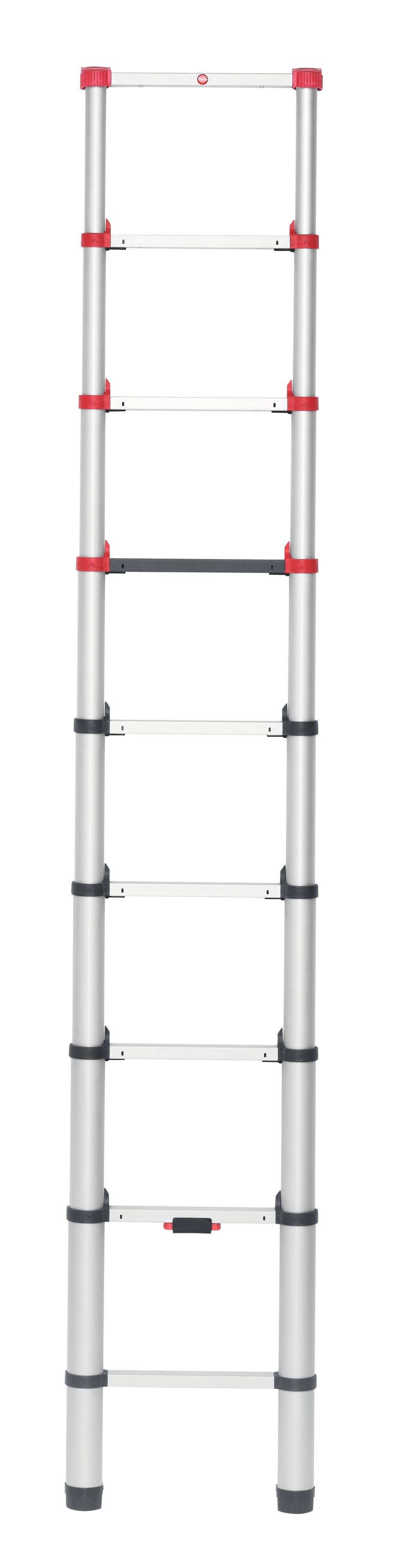 Echelle télescopique HAILO Flexline 9 échelons 2,6m hauteur d'accès max. 3m40 - 6