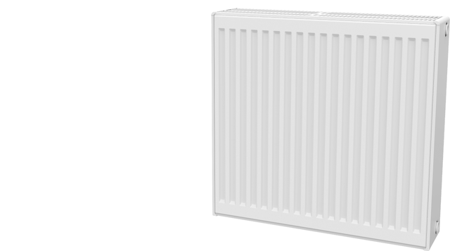 Radiateur eau chaude 1374W, l.60xH.60 cm Easy DE'LONGHI horizontal blanc