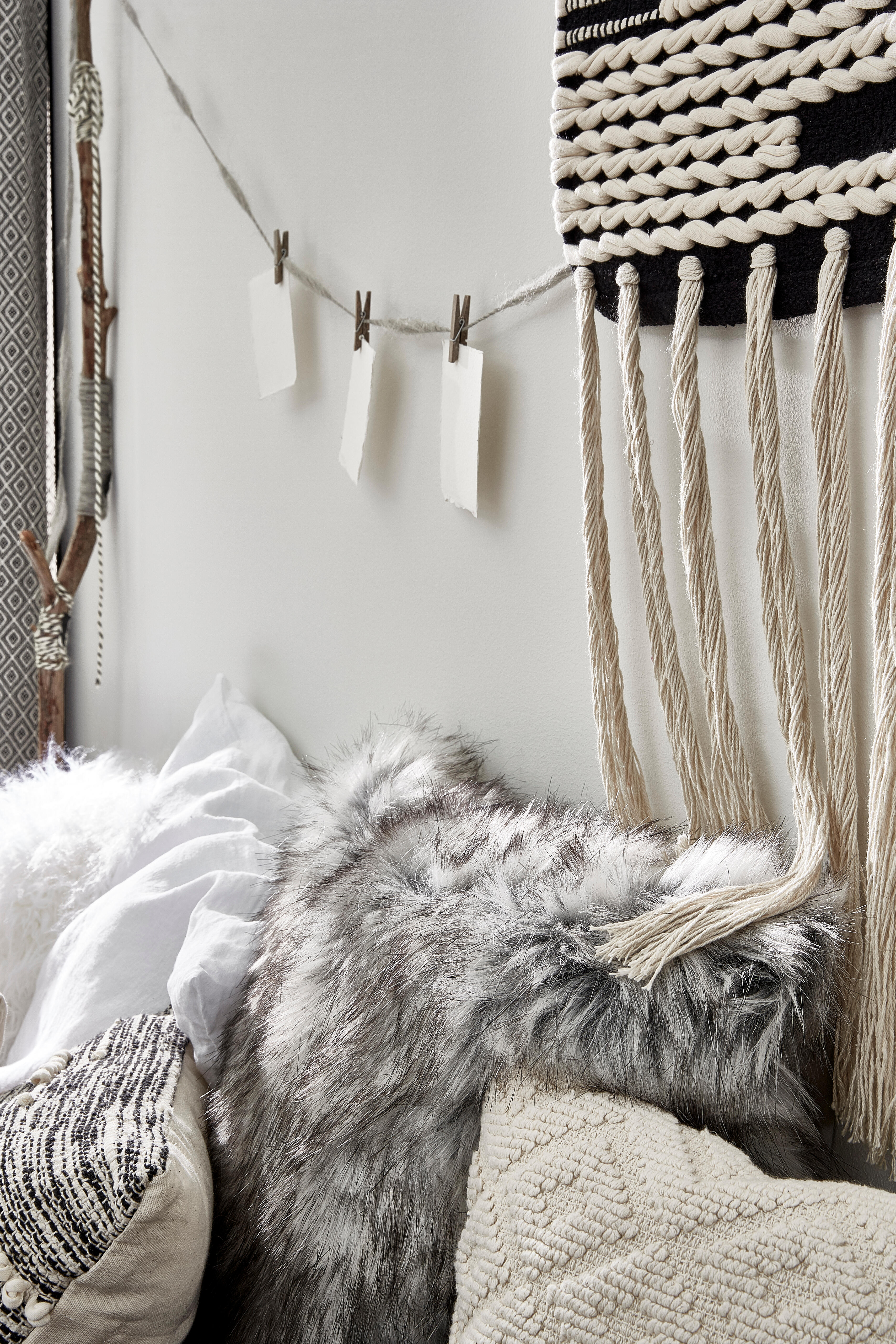 Coussin Roso, écru l.40 x L.40 cm - 4