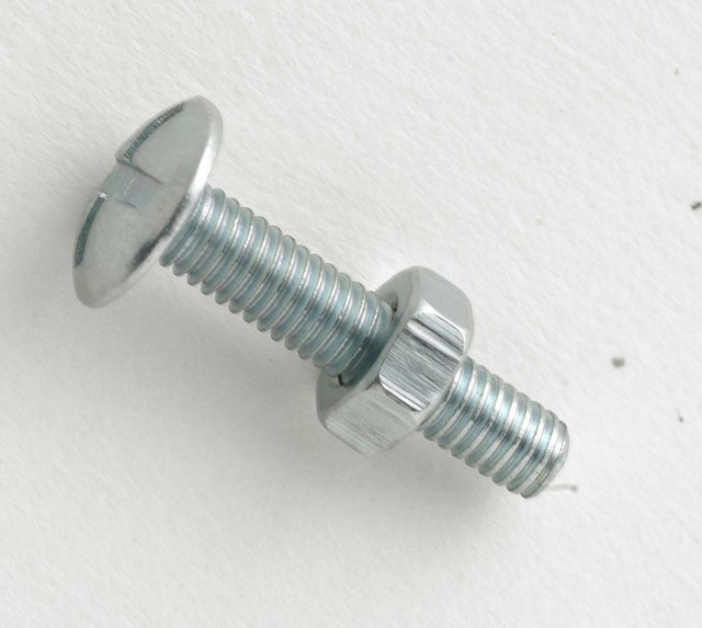 2 boulons poêlier inox A4 STANDERS, Ø6 x L.80 mm