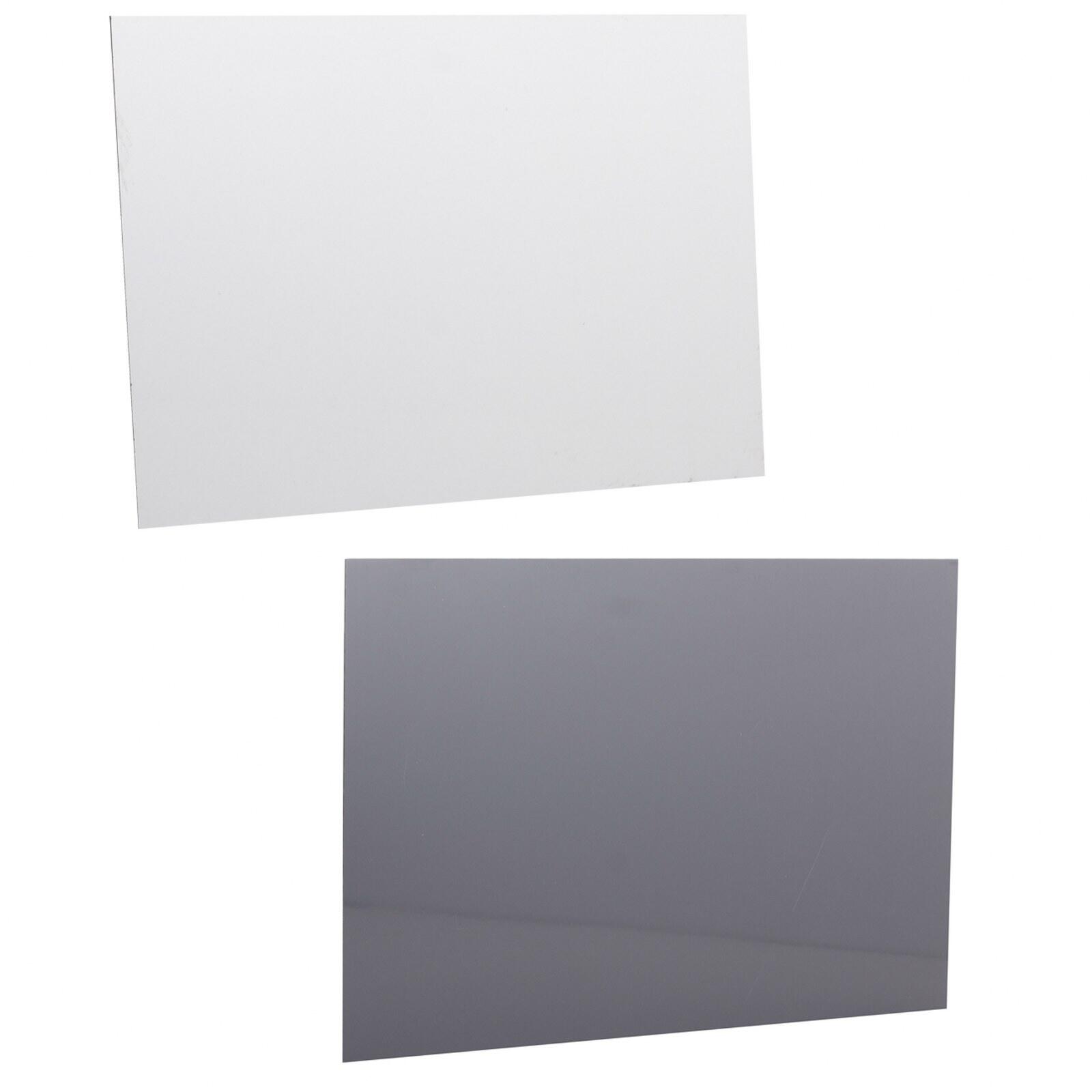 Fond de hotte Compact Blanc/gris brillant L.60 x H.63.5 cm, Ep.2 mm - 3