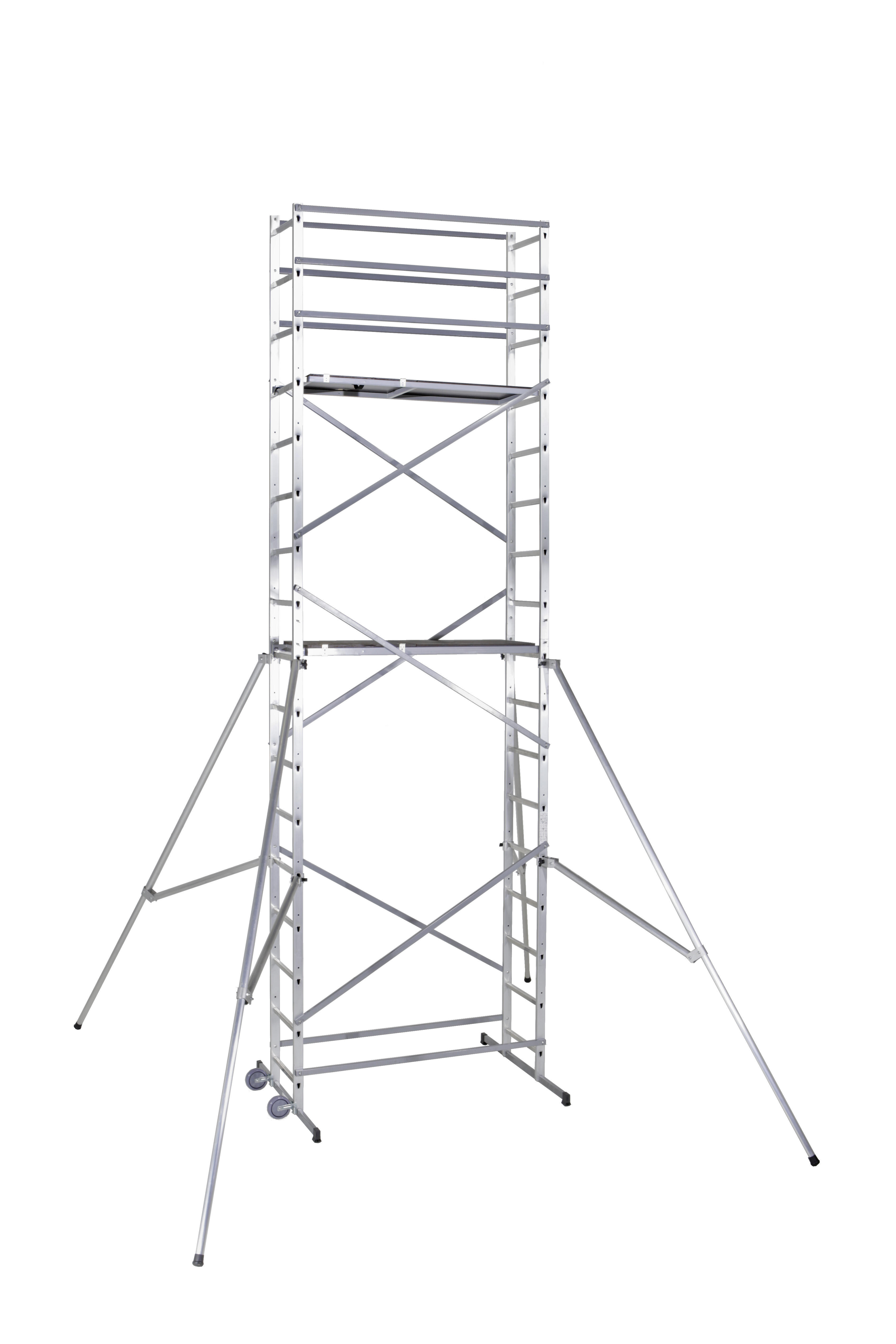 Rehausse aluminium hobbystep h6 pour hobbystep h4, hauteur de travail 6 m - 3