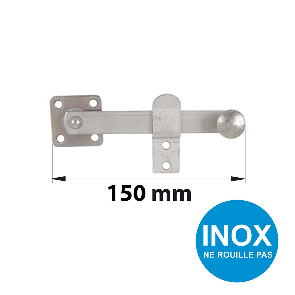 Fléau de volet en inox 316, H.70 x L.165 x P.30 mm AFBAT - 2