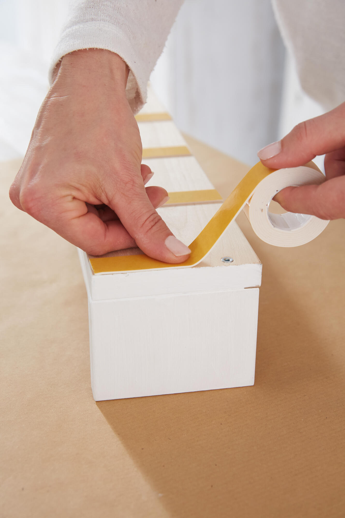 Fita adesiva dupla face fixação 1.5mx19mm branco Tesa - 17