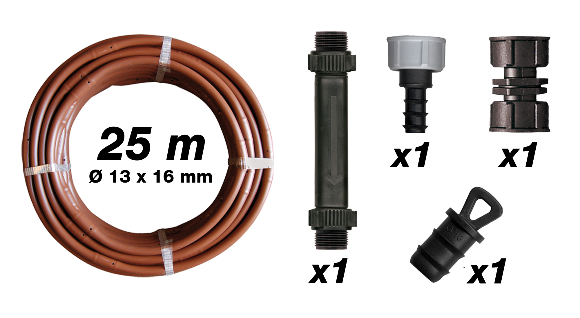 Kit de riego por goteo geolia para m2