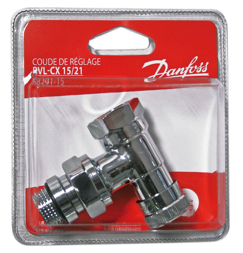 SOMATHERM FOR YOU – Coude De Réglage Nickelé 3/8 – Auto-étanche – Pour Radiateur – Équilibrage Du Débit – Laiton, Fabrication Française
