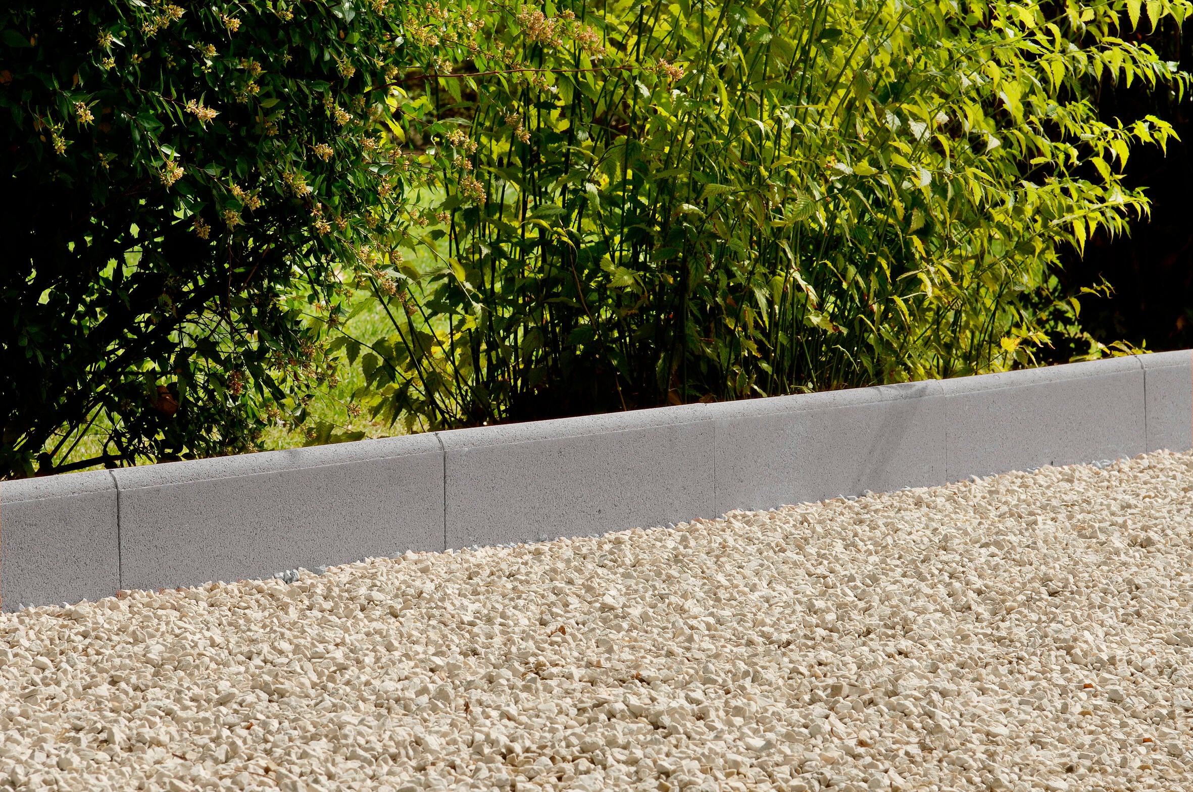 Bordure droite Bordure droite béton gris, H.20 x L.50 cm | Leroy Merlin