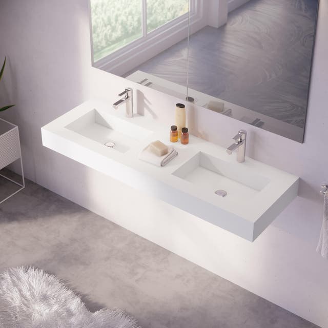 photo de lavabo suspendu