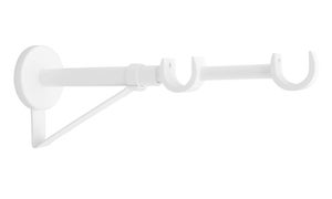Support extensible tringle à rideau Design, 20 mm blanc mat INSPIRE