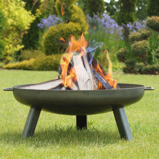 Brasero au bois BUSCHBECK Industriel 80cm, en acier noir