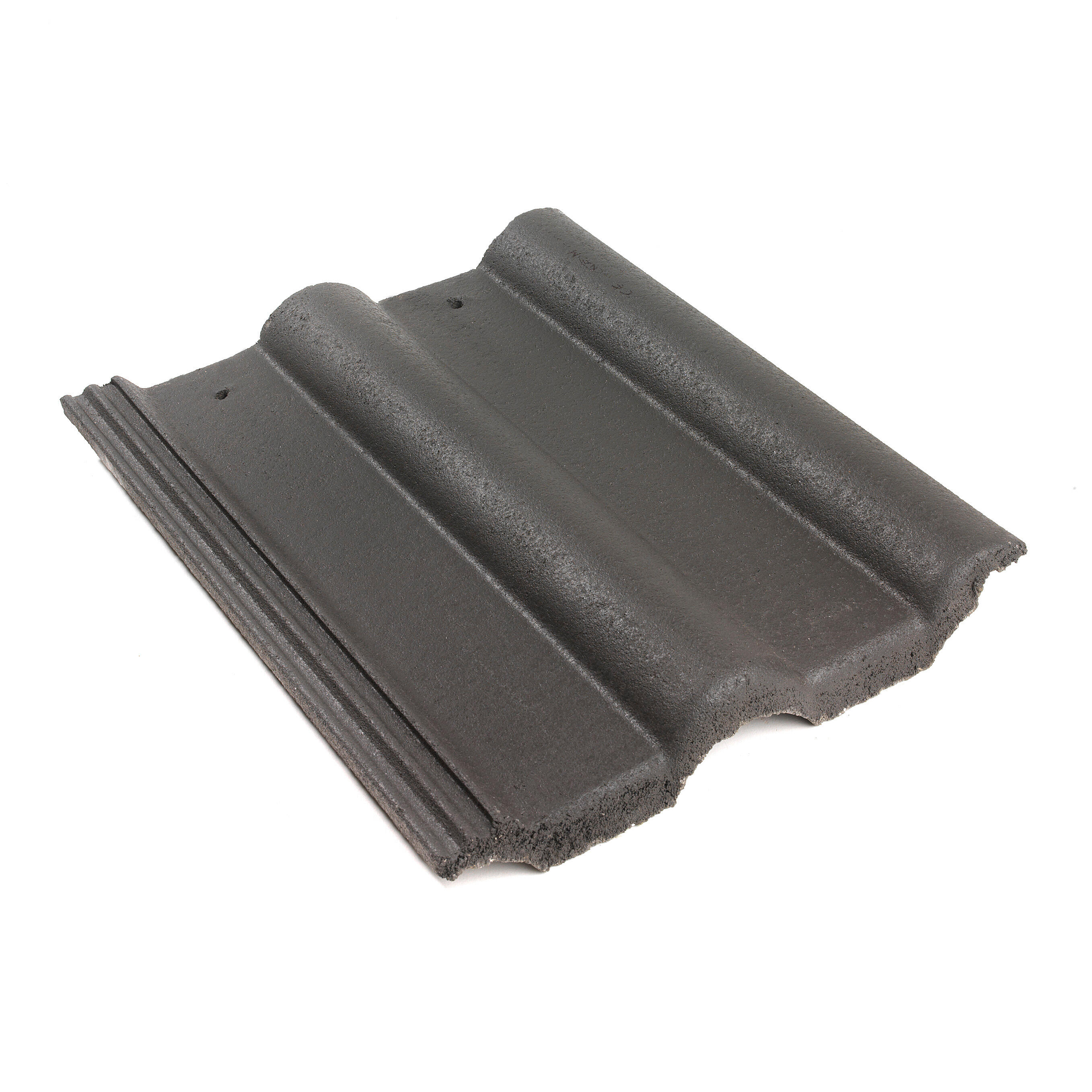 Tuile double MONIER noir Romane dr10 - 2