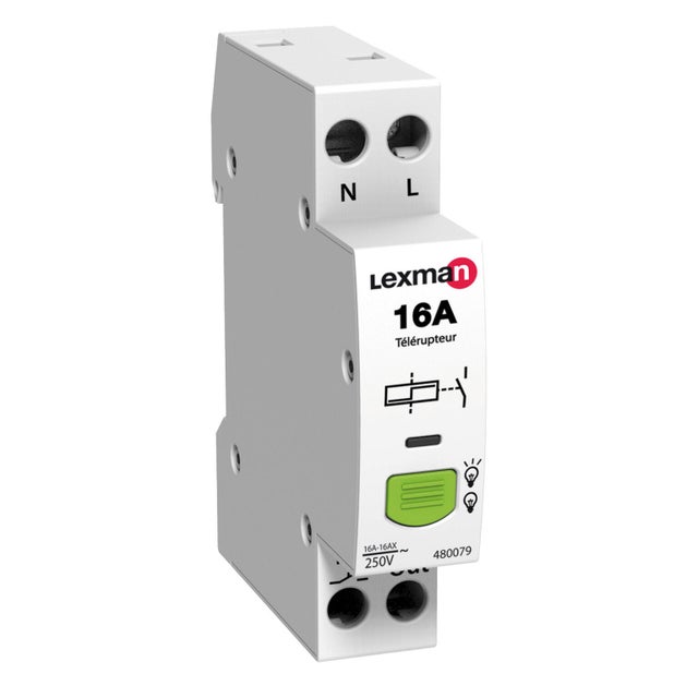 Télérupteur unipolaire LEXMAN 16 A