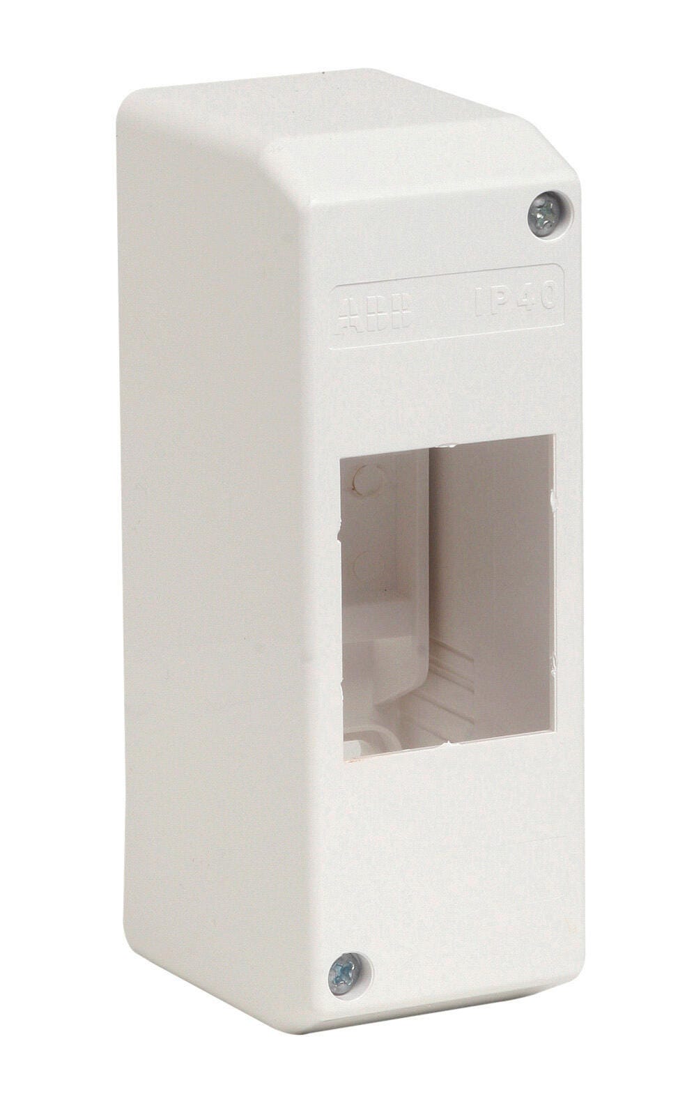 Tableau électrique nu 1 rangée 2 modules ABB | Leroy Merlin