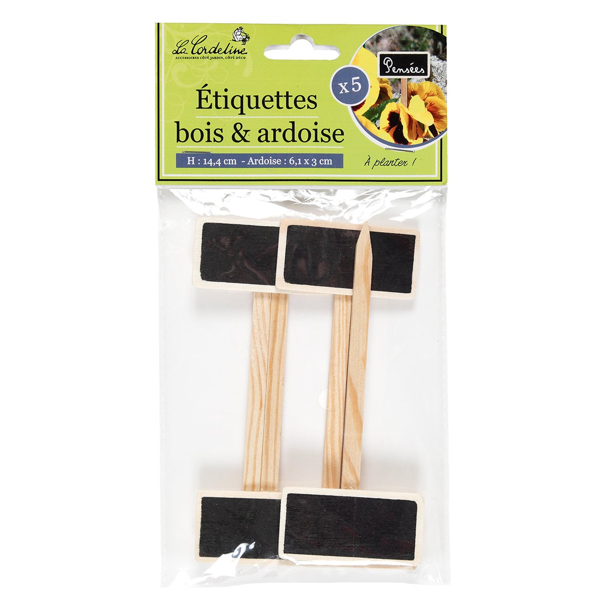 N/A étiquettes bois marron LA CORDELINE - 3