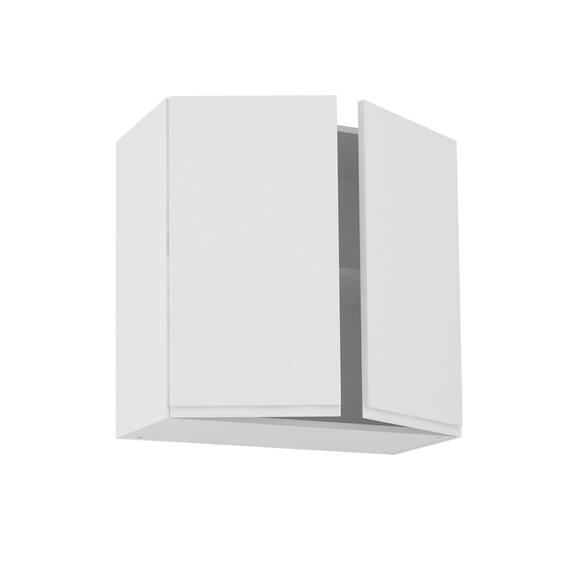 Meuble haut de cuisine Tokyo blanc mat 2 portes H77 x l80