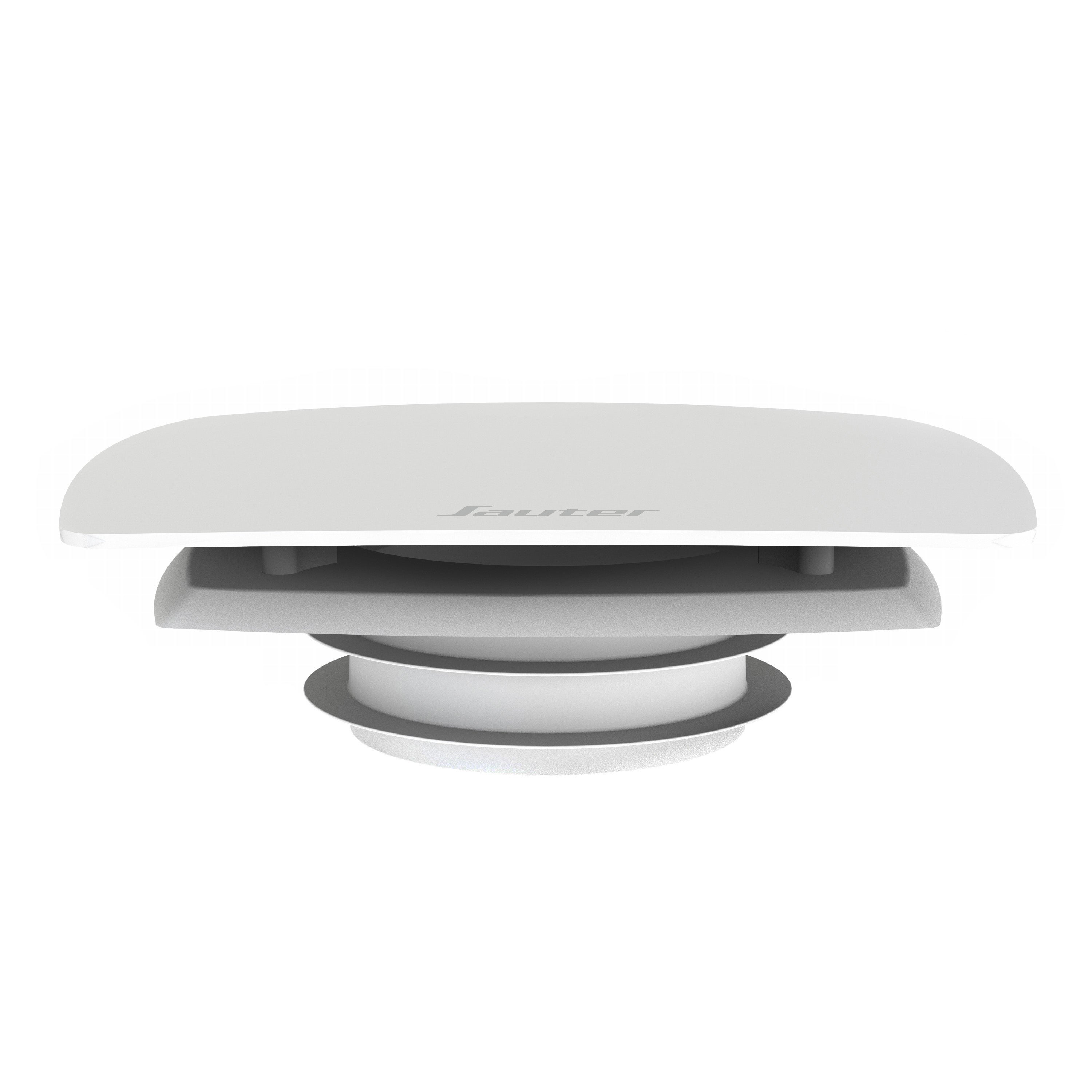 Bouche universelle design pour SDB/WC, SAUTER, pvc, Diam. 80 mm - 4