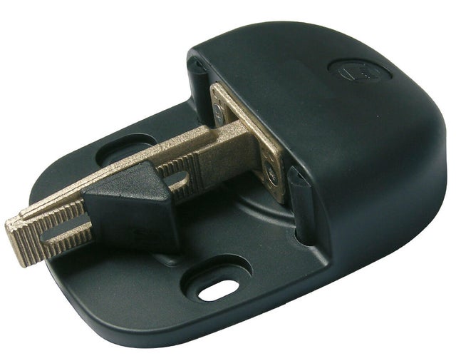 Sabot de portail composite noir, H.42 x L.120 x P.162 mm AFBAT